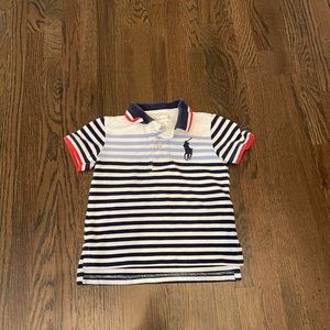 Ralph Lauren Striped Polo Shirt. Size 12 months. Super cute!